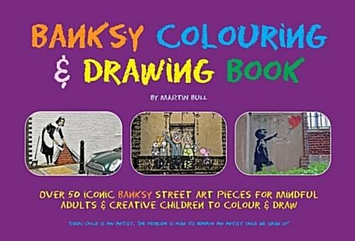 Banksy Colouring & Drawing Book (Paperback)