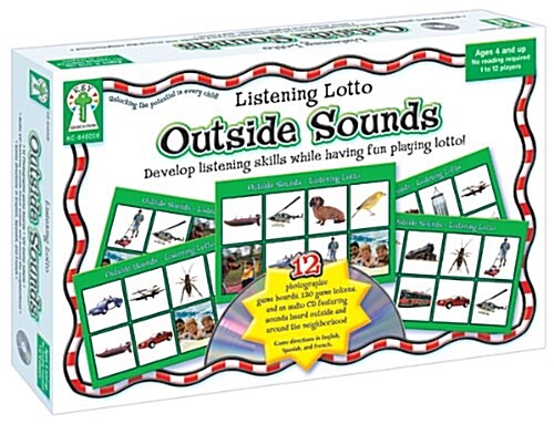 Listening Lotto: Outside Sounds [With Tokens and Gameboard and CD (Audio)] (Board Games)