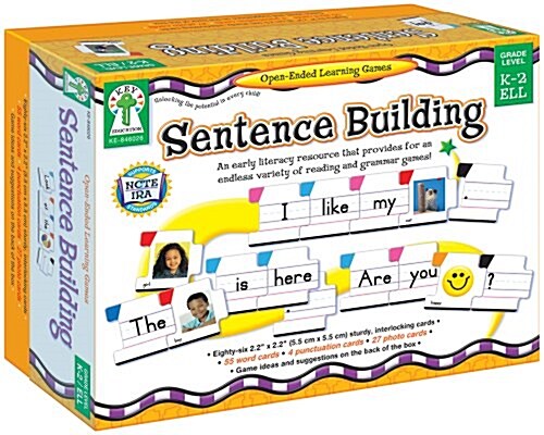 Sentence Building: An Early Literacy Resource That Provides for an Endless Variety of Reading and Grammar Games! (Hardcover)