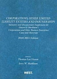 Corporations, Other Limited Liability Entities and Partnerships (Paperback, Supplement)