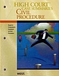 High Court Case Summaries Civil Procedure (Paperback, 10th)