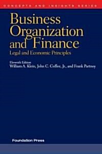 [중고] Business Organization and Finance (Paperback, 11th)