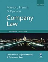 Mayson, French & Ryan on Company Law 2010-2011 (Paperback, 27th)