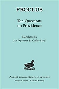 Proclus: Ten Problems Concerning Providence (Hardcover)