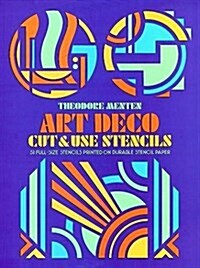 Art Deco Cut and Use Stencils (Paperback)