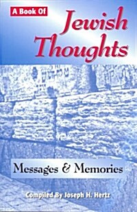 A Book of Jewish Thoughts (Paperback)