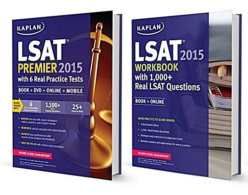 Kaplan LSAT Premier and Workbook 2015 Pack (Paperback)
