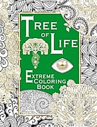 Tree of Life: Extreme Coloring Book (Paperback)