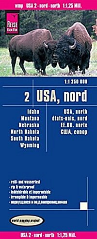 USA 2 North : REISE.3280 (Sheet Map, folded, 2 Rev ed)