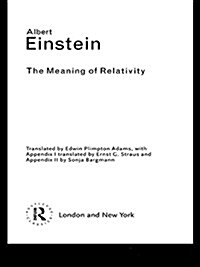 The Meaning of Relativity (Hardcover)