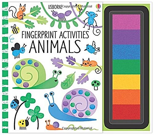 Fingerprint Activities Animals (Spiral Bound)