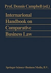 International Handbook on Comparative Business Law (Hardcover)