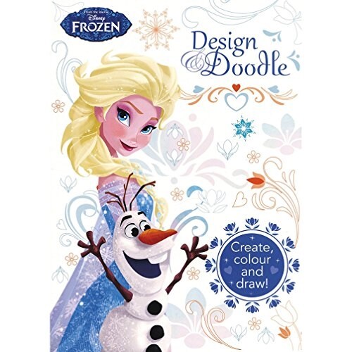 Disney Frozen Design & Doodle : Create, Colour and Draw! (Paperback)