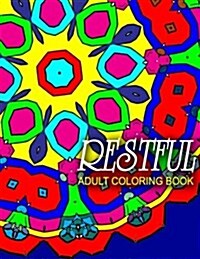 Restful Adult Coloring Books - Vol.9: Adult Coloring Books Best Sellers Stress Relief (Paperback)