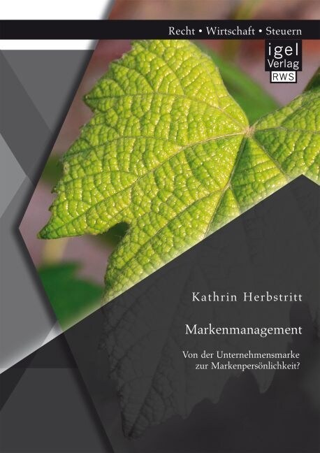 Markenmanagement: Von der Unternehmensmarke zur Markenpers?lichkeit (Paperback)