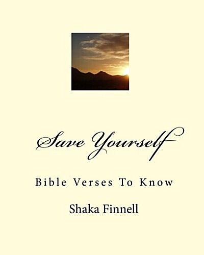 Save Yourself: Bible Verses to Know (Paperback)