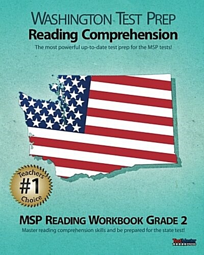 Washington Test Prep Reading Comprehension Msp Reading Workbook Grade 2: Aligned to the Grade 2 Common Core Standards (Paperback)