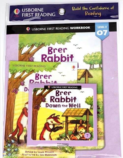 Usborne First Reading Workbook Set 2-07 : Brer Rabbit Down the Well (Paperback + Audio CD + Workbook)