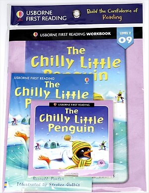 Usborne First Reading Workbook Set 2-09 : The Chilly Little Penguin (Paperback + Audio CD + Workbook )