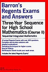 Barrons Regents Exams and Answers: Sequential Math Course II (Paperback)