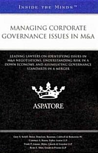 Managing Corporate Governance Issues in M&A (Paperback)
