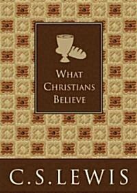 What Christians Believe (Audio CD)