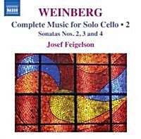 [수입] Josef Feigelson - 바인베르크 : 무반주 첼로 소나타 2-4번 (Weinberg: Complete Music for Solo Cello Volume 2)(CD)