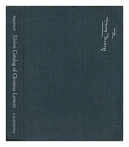 Union Catalog of Clemens Letters (Hardcover)