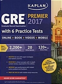 GRE Premier 2017 with 6 Practice Tests: Online + Book + Videos + Mobile (Paperback)