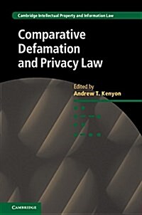Comparative Defamation and Privacy Law (Hardcover)