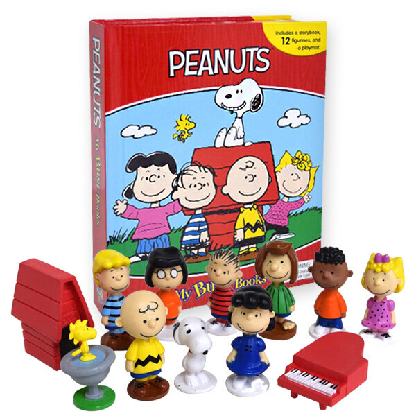 My Busy Book : Peanuts 피너츠 비지북 (미니피규어 12개 + 놀이판)