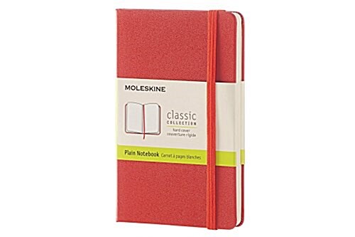 Moleskine Classic Notebook, Pocket, Plain, Coral Orange, Hard Cover (3.5 X 5.5) (Other)