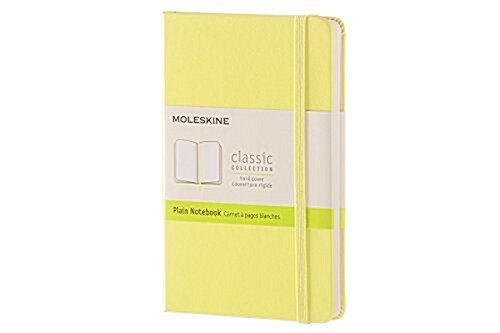 Moleskine Classic Notebook, Pocket, Plain, Citron Yellow, Hard Cover (3.5 X 5.5) (Other)