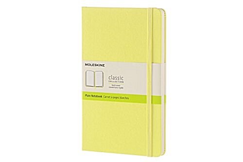 Moleskine Classic Notebook, Large, Plain, Citron Yellow, Hard Cover (5 X 8.25) (Other)