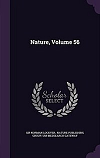 Nature, Volume 56 (Hardcover)