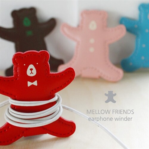 [하이모리] 모노폴리/이어폰홀더/MELLOW FRIENDS earphone winder