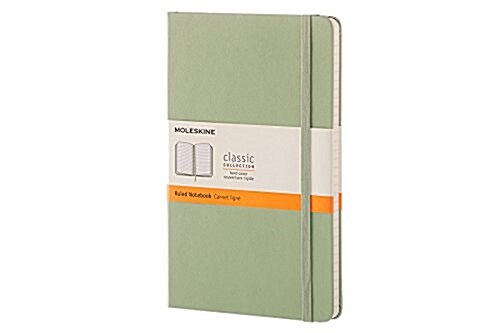 Moleskine Classic Notebook, Large, Ruled, Willow Green, Hard Cover (5 X 8.25) (Other)