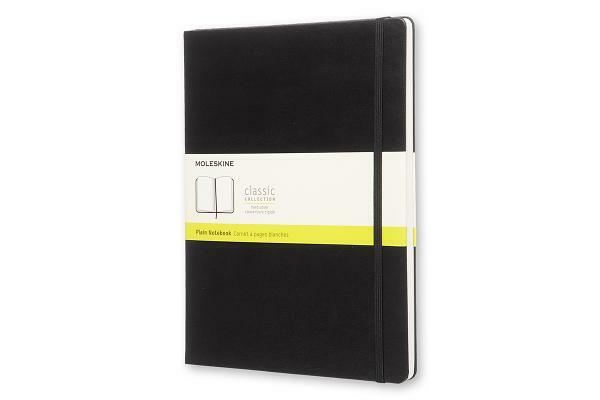 Moleskine Classic Notebook, Extra Large, Plain, Black, Hard Cover (7.5 X 10) (Other)