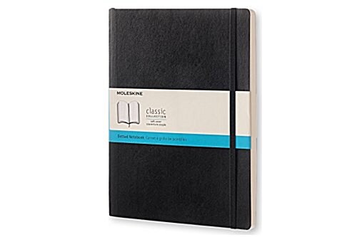 Moleskine Classic Notebook, Extra Large, Dotted, Black, Soft Cover (7.5 X 10) (Other)