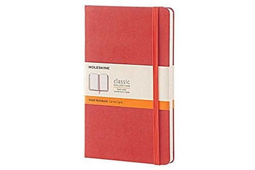 Moleskine Classic Notebook, Large, Ruled, Coral Orange, Hard Cover (5 X 8.25) (Other)