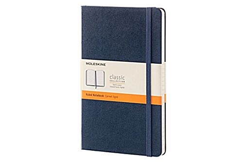 Moleskine Classic Notebook, Large, Ruled, Sapphire Blue, Hard Cover (5 X 8.25) (Other)