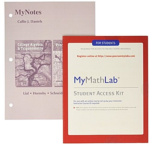 Mynotes for College Algebra and Trigonometry Plus Mylab Math -- Access Card Package (Hardcover, 6)