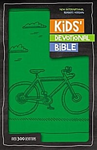 Nirv, Kids Devotional Bible, Leathersoft, Green: Over 300 Devotions (Imitation Leather)