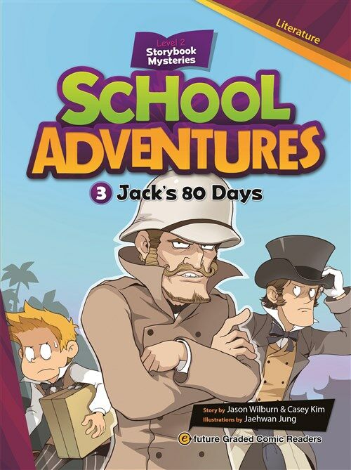 [중고] School Adventures 2-3 Jack’s 80 Days (Paperback + QR 코드)