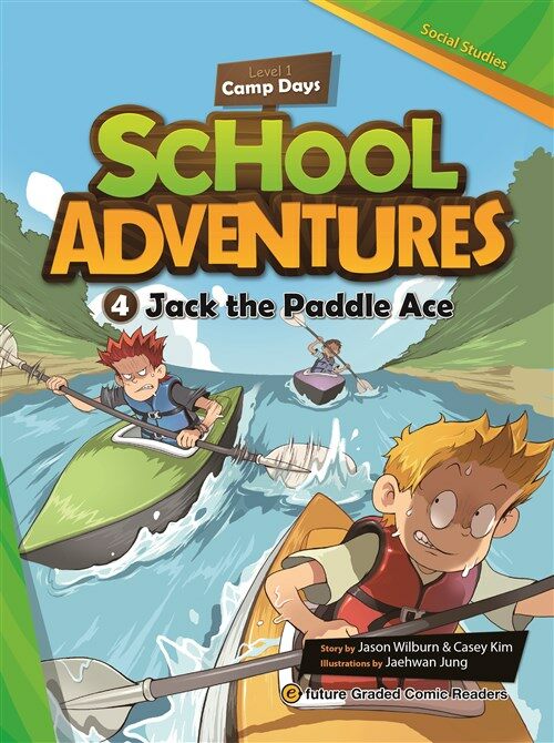 [중고] School Adventures 1-4 Jack the Paddle Ace (Paperback + QR 코드)