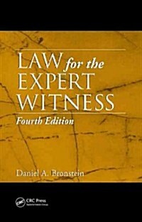 Law for the Expert Witness (Hardcover, 4)
