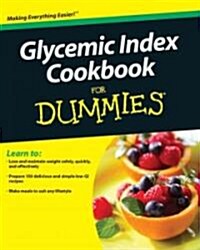 Glycemic Index Cookbook for Dummies (Paperback)