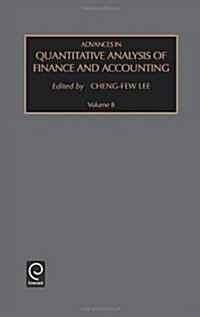 Advances in Quantitative Analysis of Finance and Accounting (Hardcover)