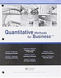 Quantitative Methods for Business + Cengagenow, 2-term Access (Loose Leaf, 13th, PCK)