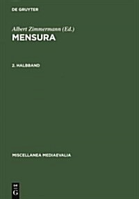 Mensura. 2. Halbband (Hardcover, Reprint 2011)